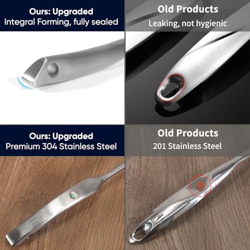 Stainless Steel Skimmer Spoon Durable Kitchen Tool from Newness