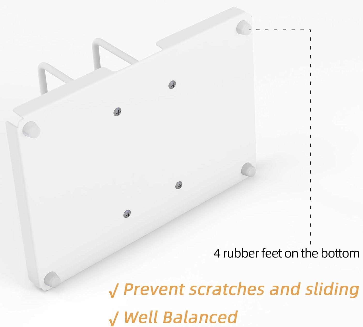 AudmoreSturdy Metal Napkin Holder with Salt Pepper Shakers White Design
