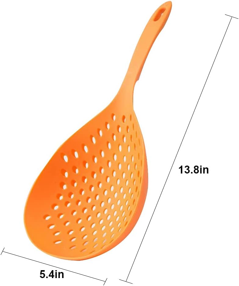 High-Quality 2-Piece Strainer Scoop for Kitchen Heat-Resistant Durable