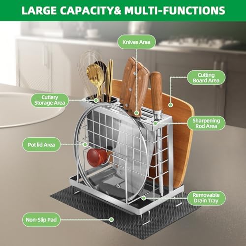 Space-Saving Knife Block Organizer