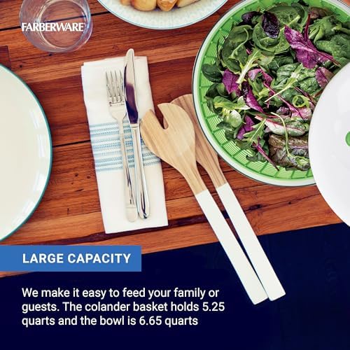 Pro Pump Salad Spinner with Bowl and Colander