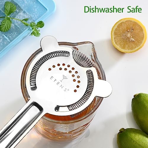 Stainless Steel Cocktail Strainer Silver Reusable Bar Tool for Drinks