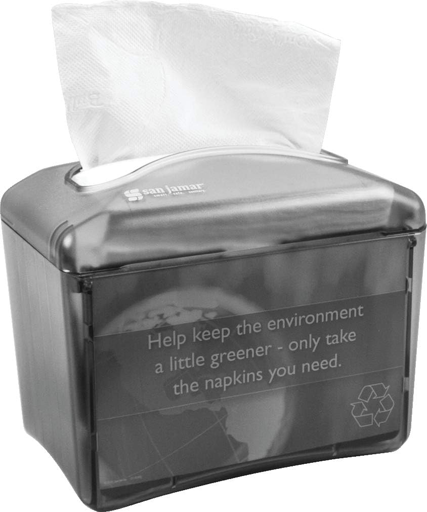 San Jamar Venue Napkin Dispenser Black 200-250 Napkins