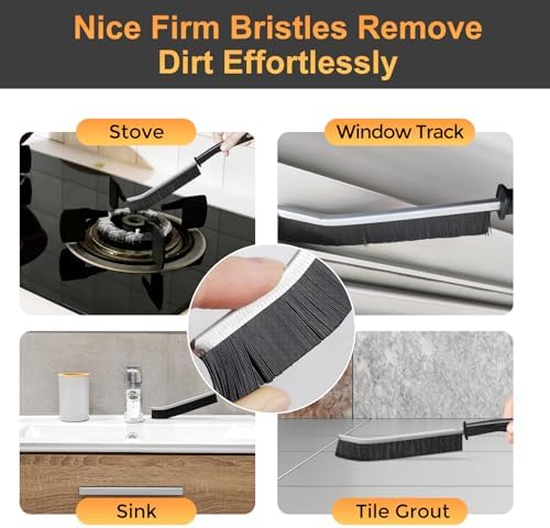 MULTIPURPOSE HARD BRISTLE CREVICE CLEANING BRUSH - 5PIECES