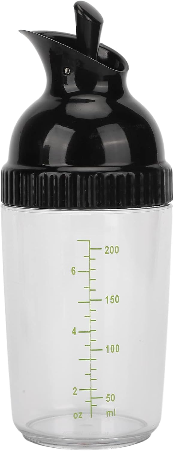 FLEXMAN Salad Dressing Shaker 200ml Black 1