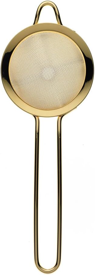 The Perfect Gold-Trimmed Cocktail Strainer