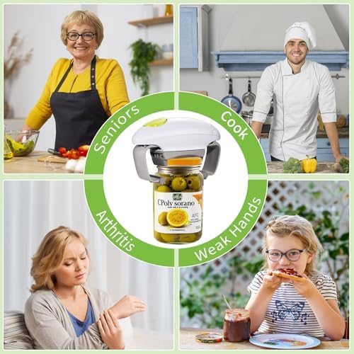 Electric Jar Opener with High Torque One Touch Operation