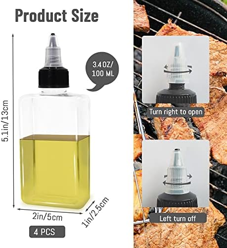 4-Piece Oil Sprayer Set for Camping