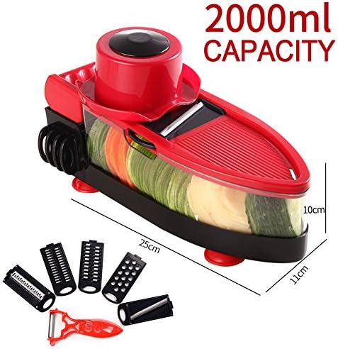 Professional Sliced Vegetables with 5 Blades