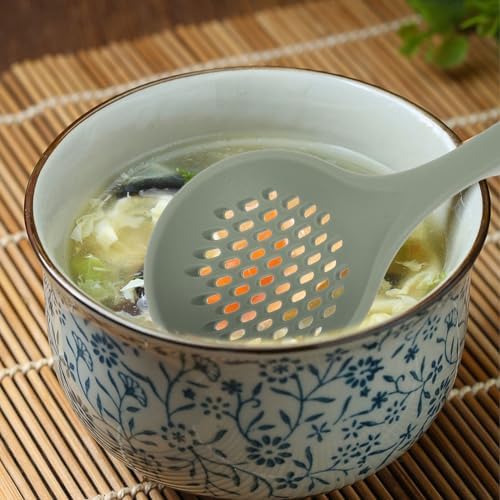 Bestoay Food Grade Silicone Scoop Strainer