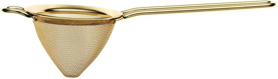 The Perfect Gold-Trimmed Cocktail Strainer