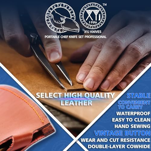 XYJ Leather Knife Sheath for 10 Inch Chef Knife