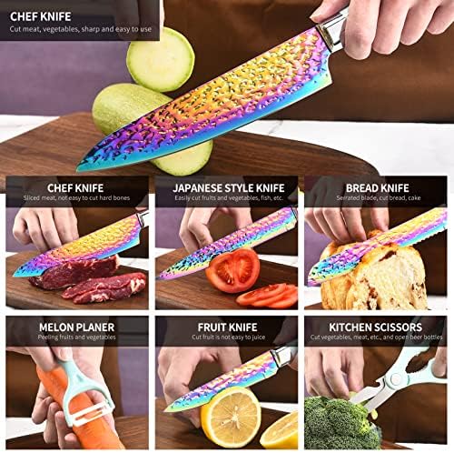 Rainbow Knife Set