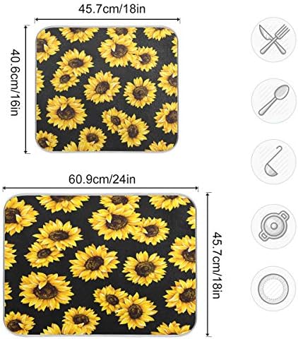 Sturdy Premium Microfiber Dish Drying Mat