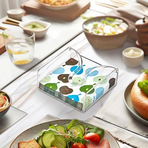 Amazing Abby Acrylic Napkin Holder Dispenser