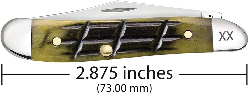 Case Cutlery 16025 Essential Peanut Olive Green Bone - Kitchen Must-Have