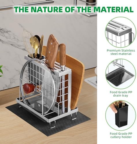 Space-Saving Knife Block Organizer