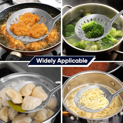 Stainless Steel Skimmer Spoon Durable Kitchen Tool from Newness