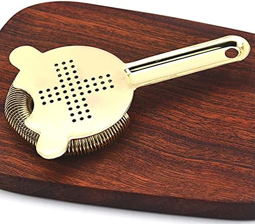 Heavy-Duty Stainless Steel Bar Strainer for Cocktails and Muddled Drinks
