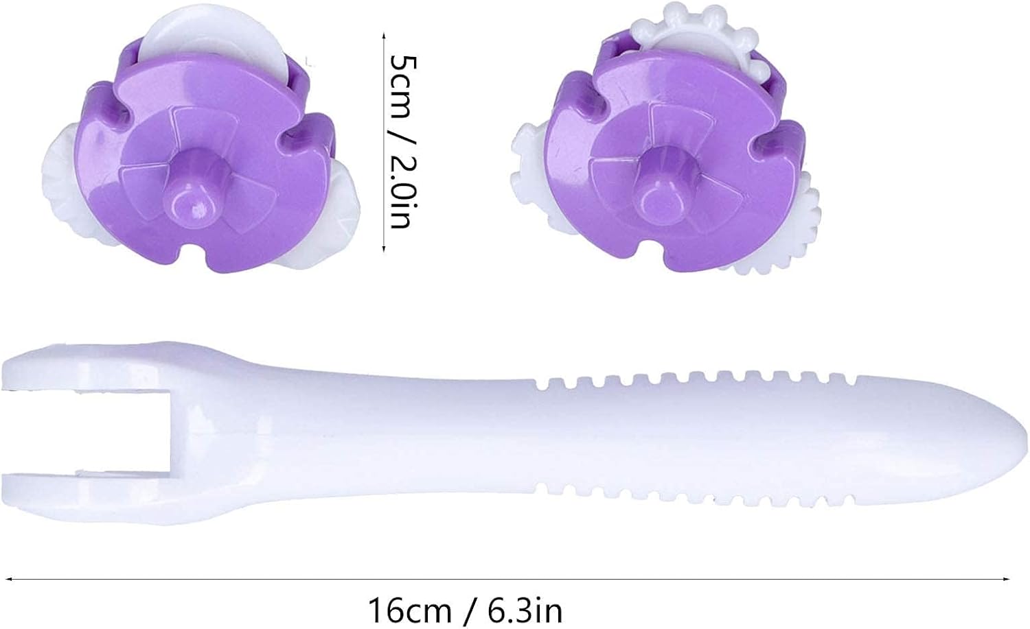 HERCHR Pastry Wheel Cutter Set Stainless Steel for Pie Cookies More