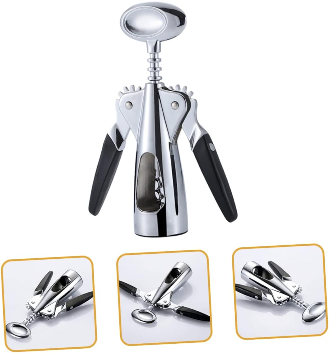KICHOUSE Electric Wine Corkscrew with Adjustable Handle