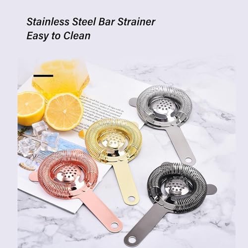 Stainless steel cocktail strainer by Generic
