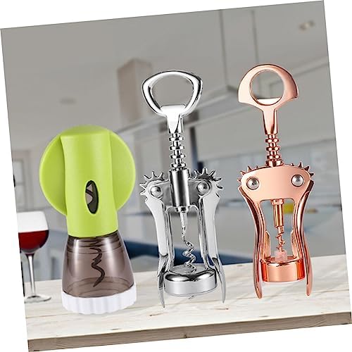 Mini Electric Can Opener with Corkscrew Garneck Dual-Action
