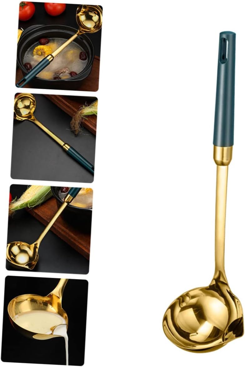 BESPORTBLE 1pc Stainless Steel Soup Ladle Fat Separator