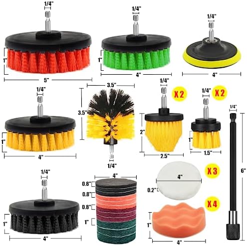 30-Piece Drill Cleaning Attachment Set