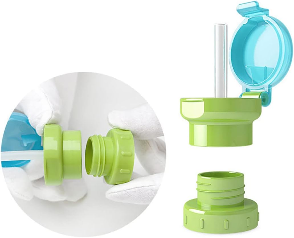 Dual Purpose Bottle Straw Caps for Boys Girls Portable Leakproof