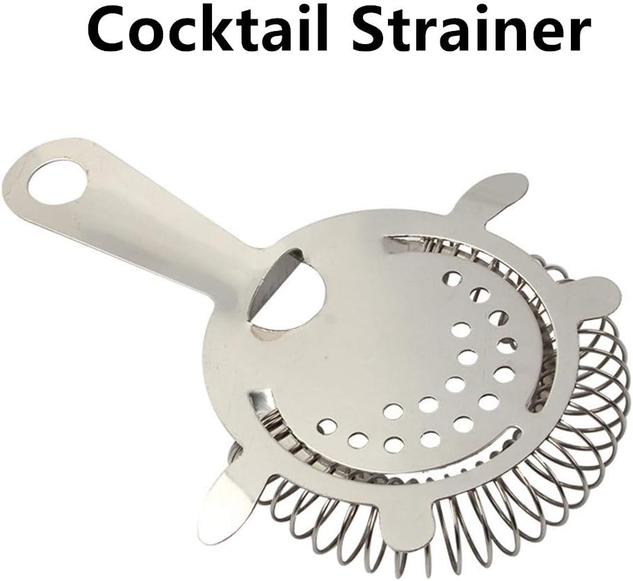 2 Pack Stainless Steel Cocktail Strainer