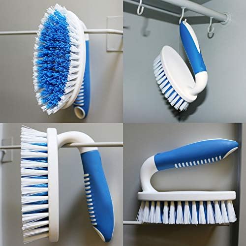 Sturdy 2-Pack Scrub brushes for Kitchen Bathroom Use