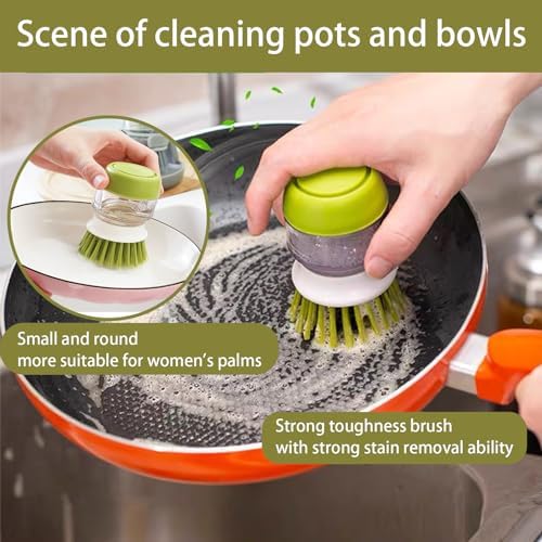 Efficient Cleaning Dispenser Brush for Easy Kitchen Use