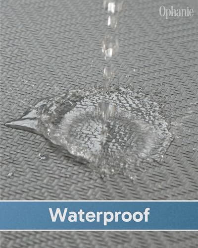 Ergonomic Kitchen Mat - 910 inch Thick Waterproof Anti-Fatigue 20x39 Grey