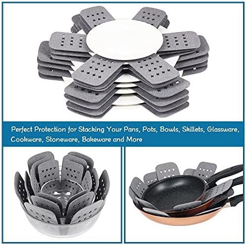 BYKITCHEN Pan Pot Protectors Set of 12 3 Sizes