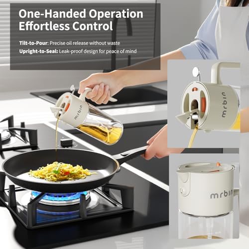 Efficient 2-in-1 Oil Dispenser for Kitchen Convenience