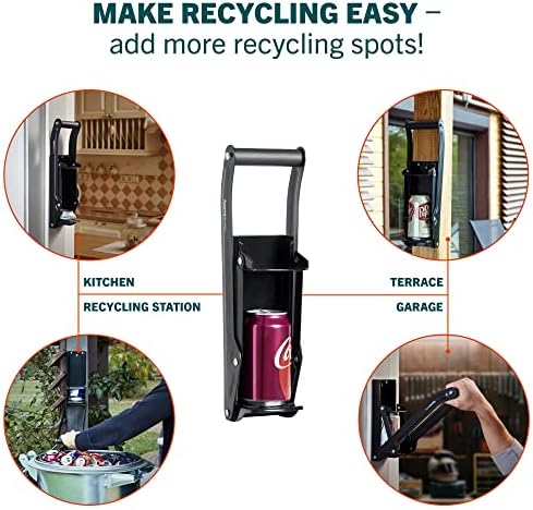HomeBuddy Aluminum Can Crusher - Compact Sturdy for Recycling