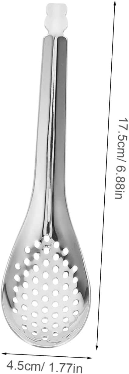 BrightFUFU x2 Caviar Slotted Serving Spoons