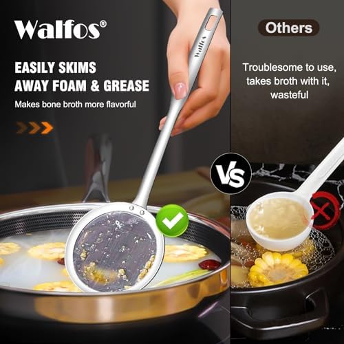 3-in-1 Stainless Steel Fat Skimmer Set for Cooking