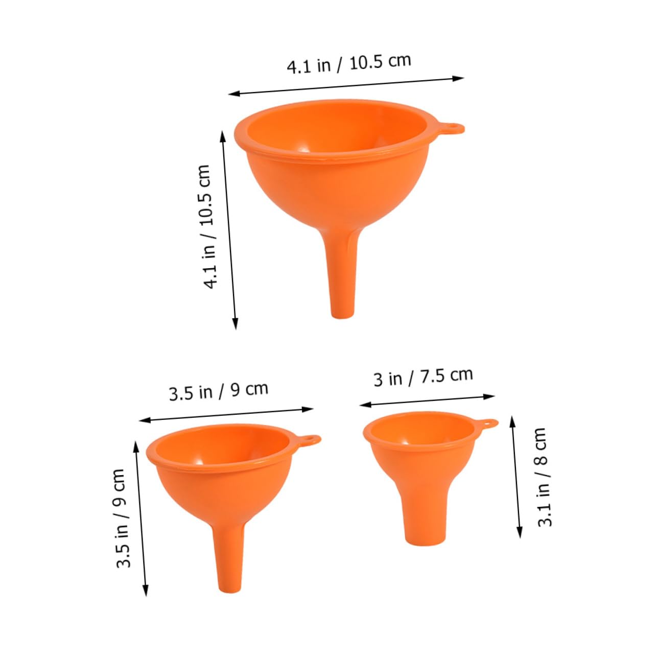 Cabilock 3Pcs Funnel Set for Kitchen Use 1