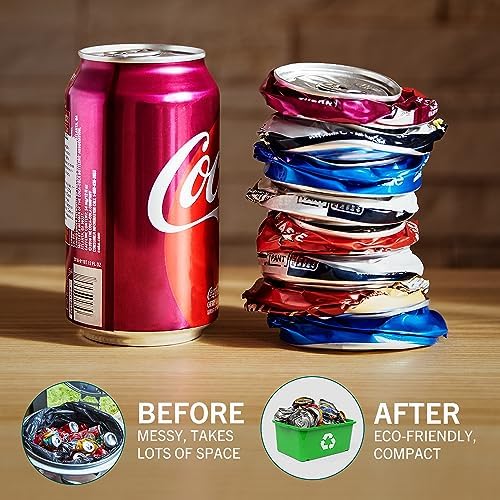 HomeBuddy Aluminum Can Crusher - Compact Sturdy for Recycling