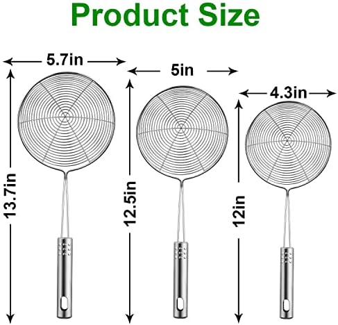 Stainless Steel Strainer Set