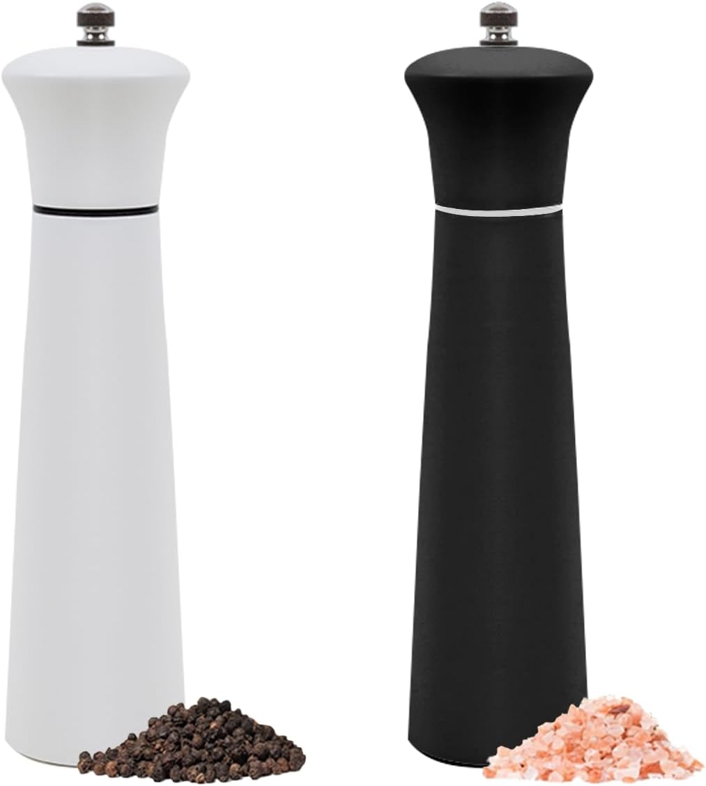 Stylish Handmade Salt Pepper Mill Set