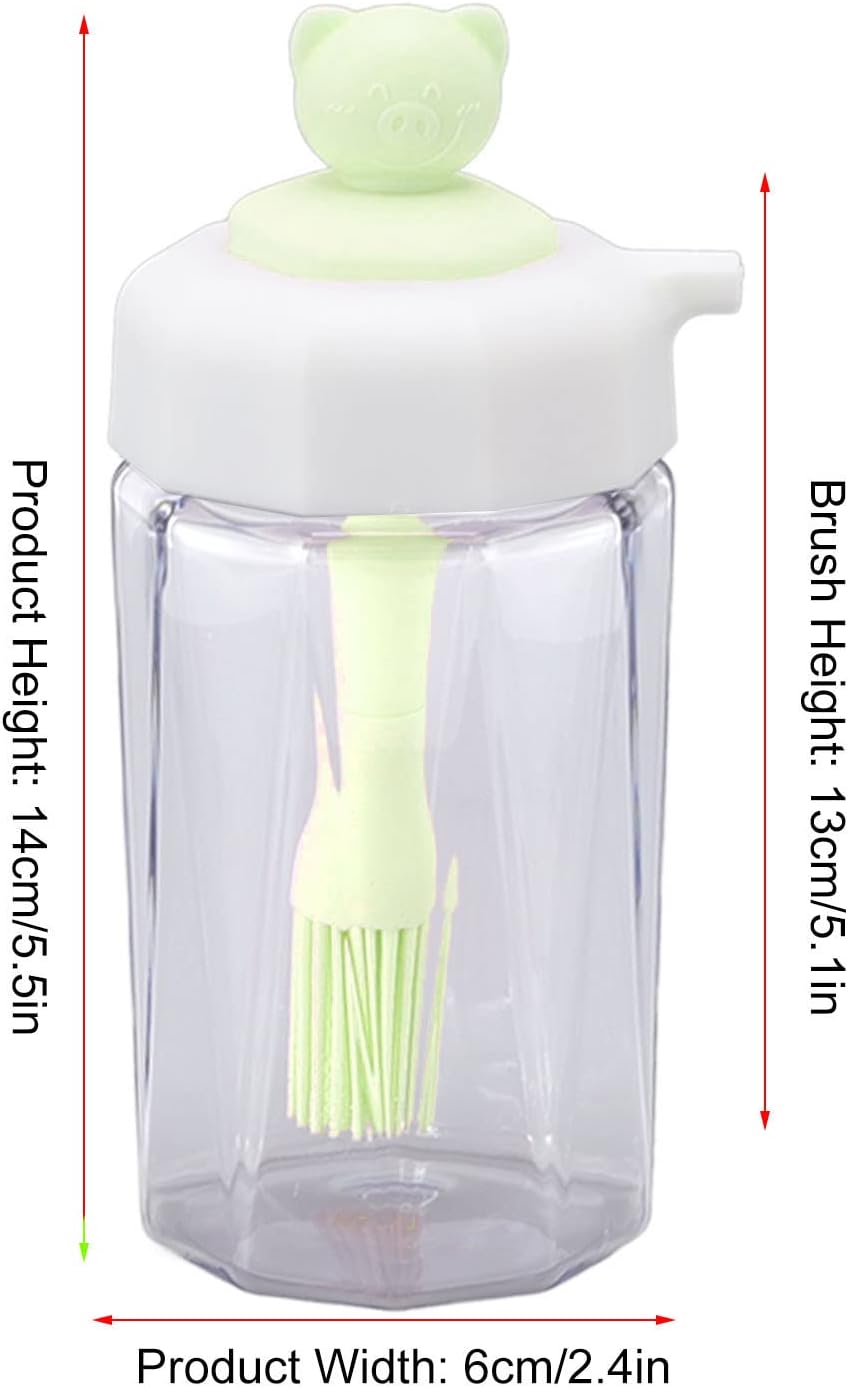 Dual Purpose Oil Dispenser - Silicone Handle ABS
