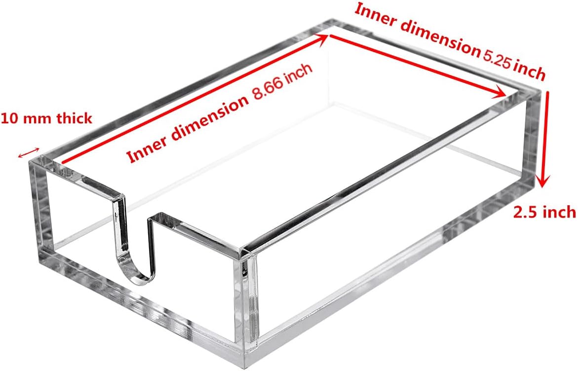CY Craft Acrylic Guest Towel Napkin Holder