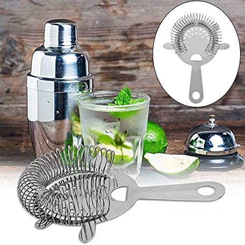 2 Pack Stainless Steel Cocktail Strainer