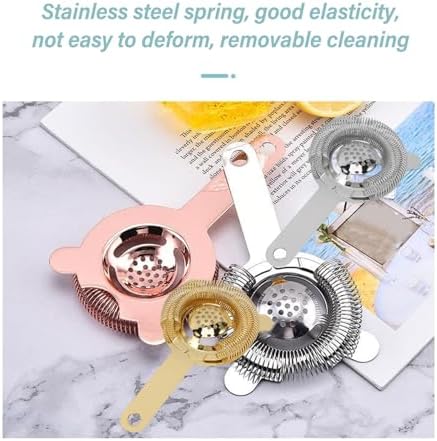 Stainless steel cocktail strainer by Generic