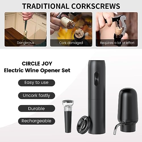 Effortless Electric Wine Opener Set