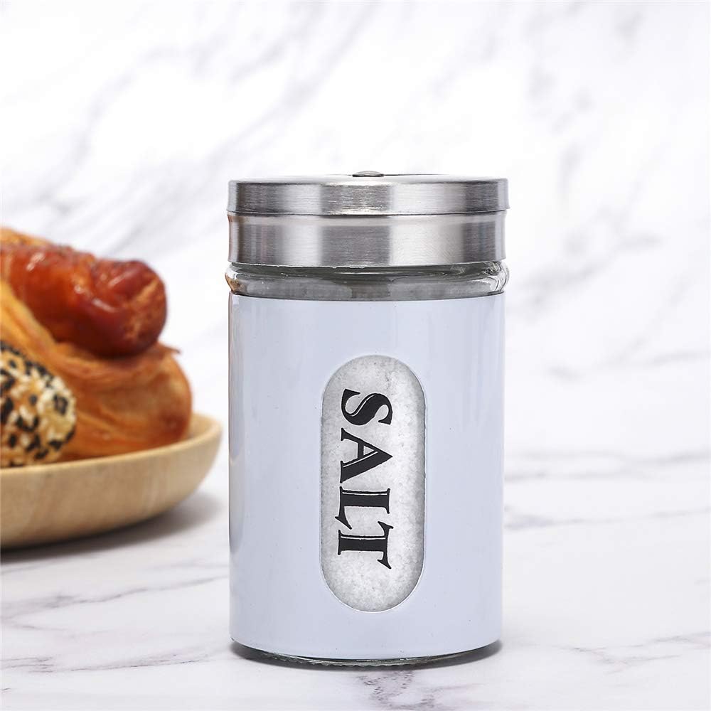 Premium Salt Pepper Shakers Set White