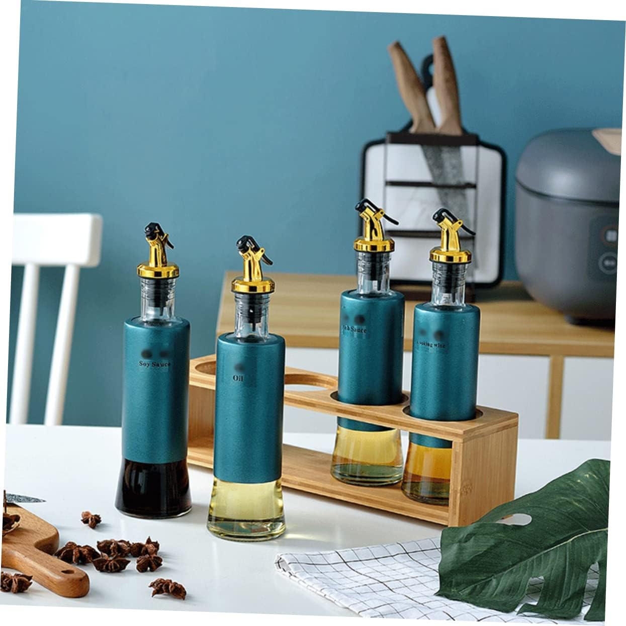 Zerodeko 12-Piece Oil Bottle Nozzle Kit